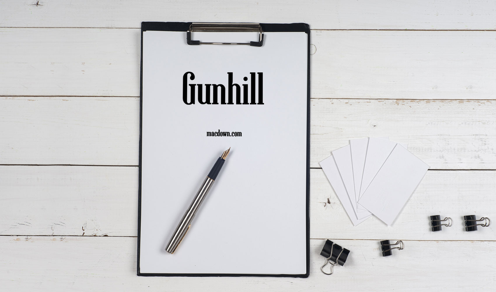 Gunhill优雅的现代衬线Mac字体
