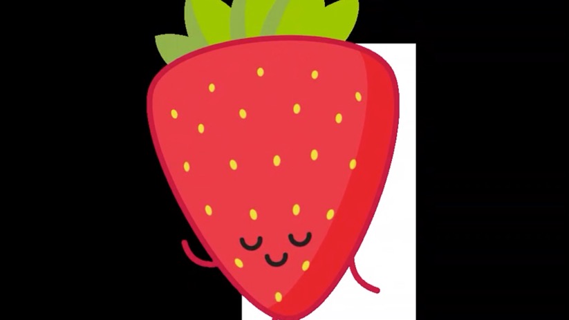 水果草莓MG动画特效素材
