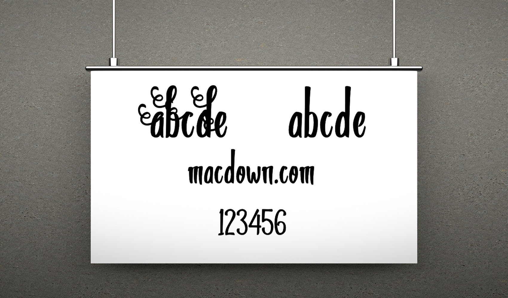 简约笔刷字体Magnolia Font