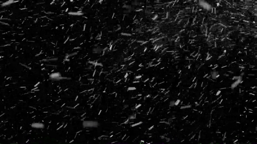 鹅毛般的大雪下雪飘雪花粒子动画