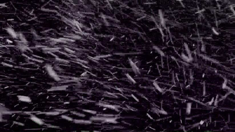 鹅毛般的大雪下雪飘雪花粒子动画