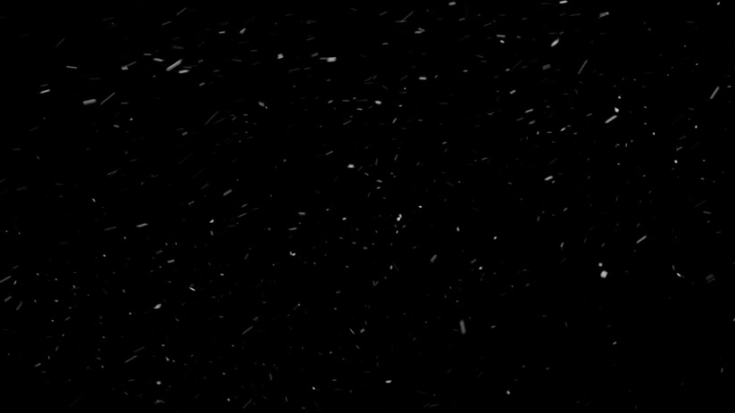 随风飘散的雪下雪飘雪花粒子动画