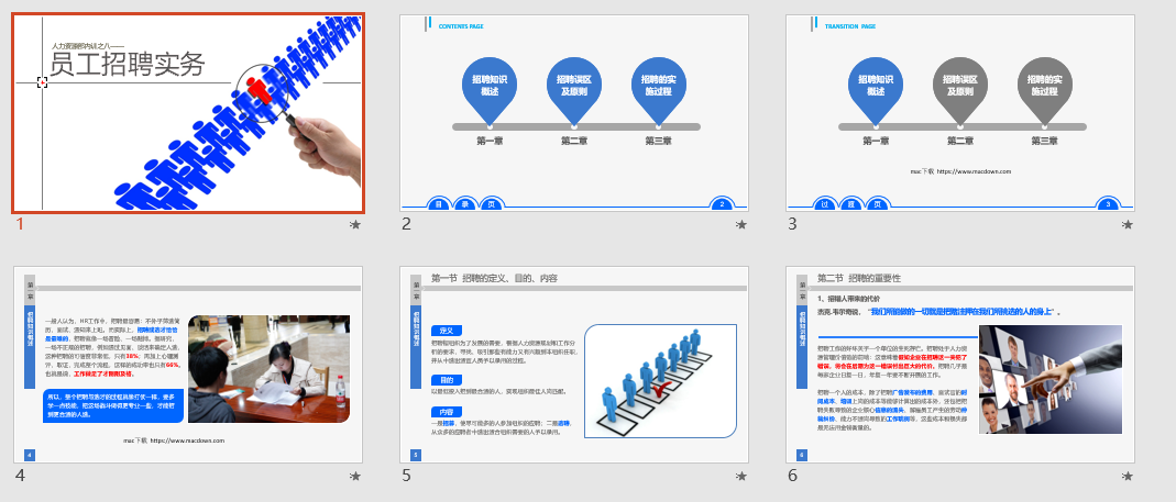 员工招聘实务PPT模板