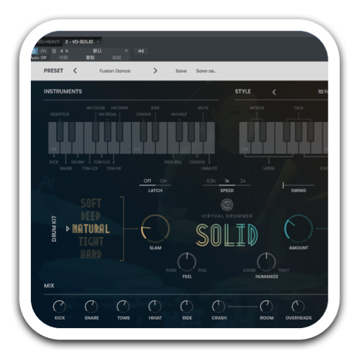 UJAM Virtual Drummer SOLID for Mac(虚拟鼓手) 