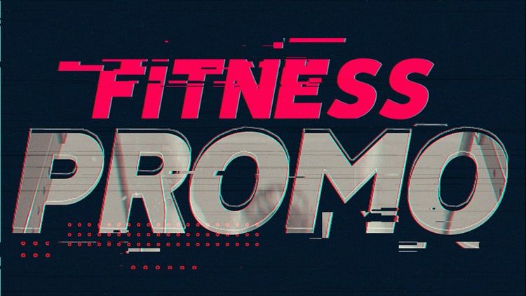 Fitness Promo健身推广AE模板