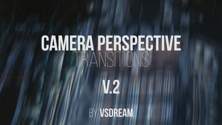 10个现代相机透视转换PR模板