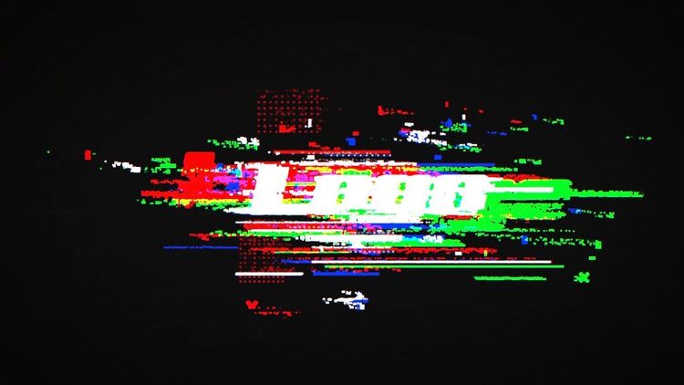 信号故障Logo动画AE视频模板