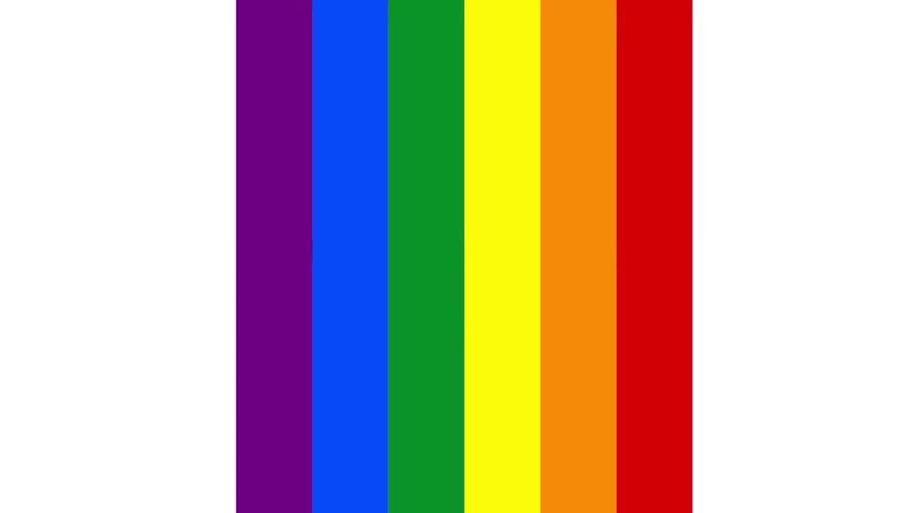 明亮动态的LGBT简介简单文本动画AE模板