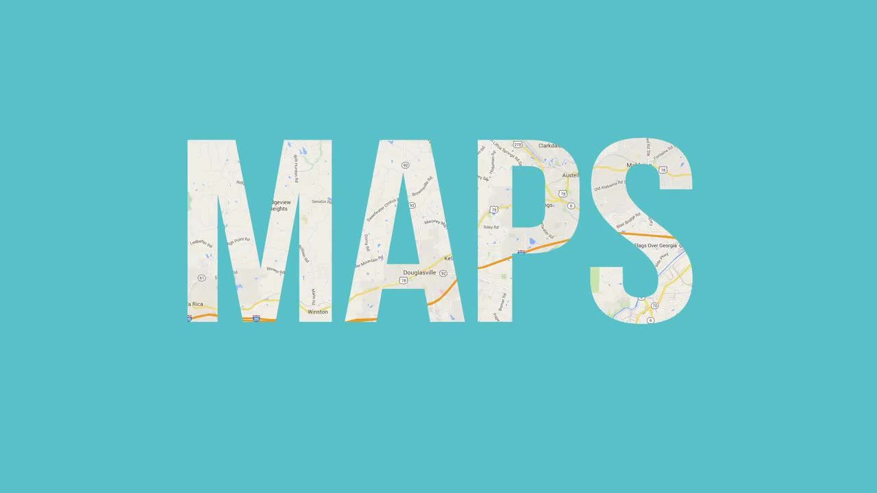 5个Maps动态地图定位AE模板