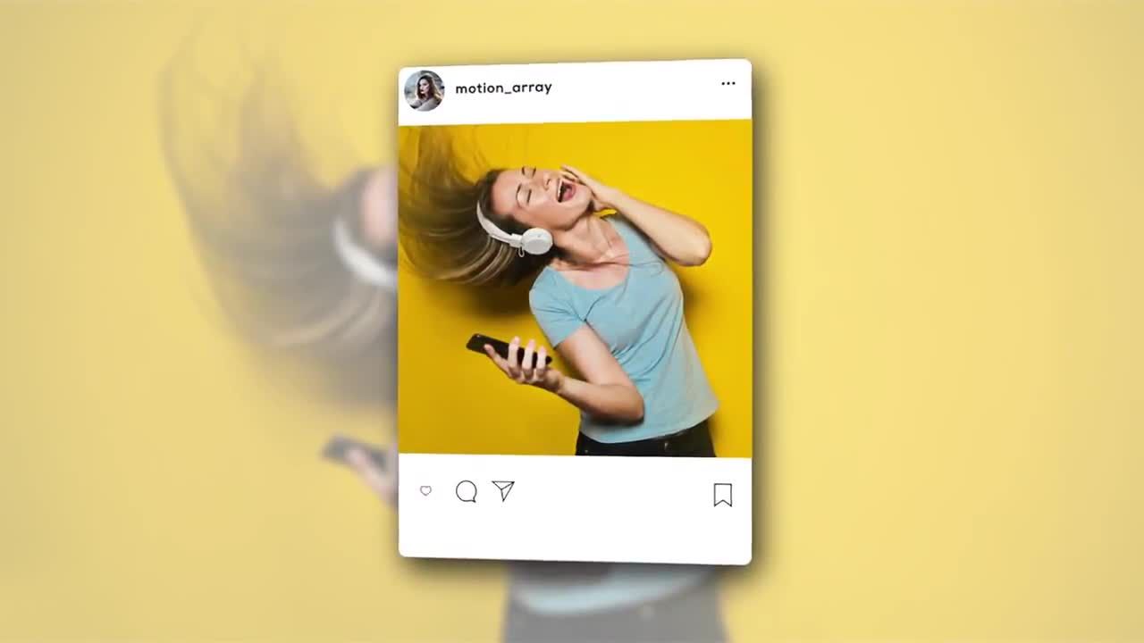 快速Instagram促销动态动画AE模板