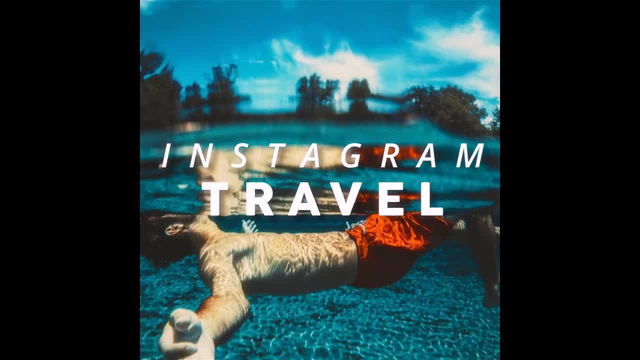 Instagram旅行动画AE模板