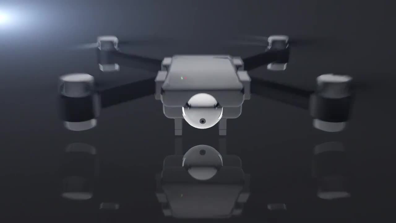 无人机动画开场logo显示pr模板