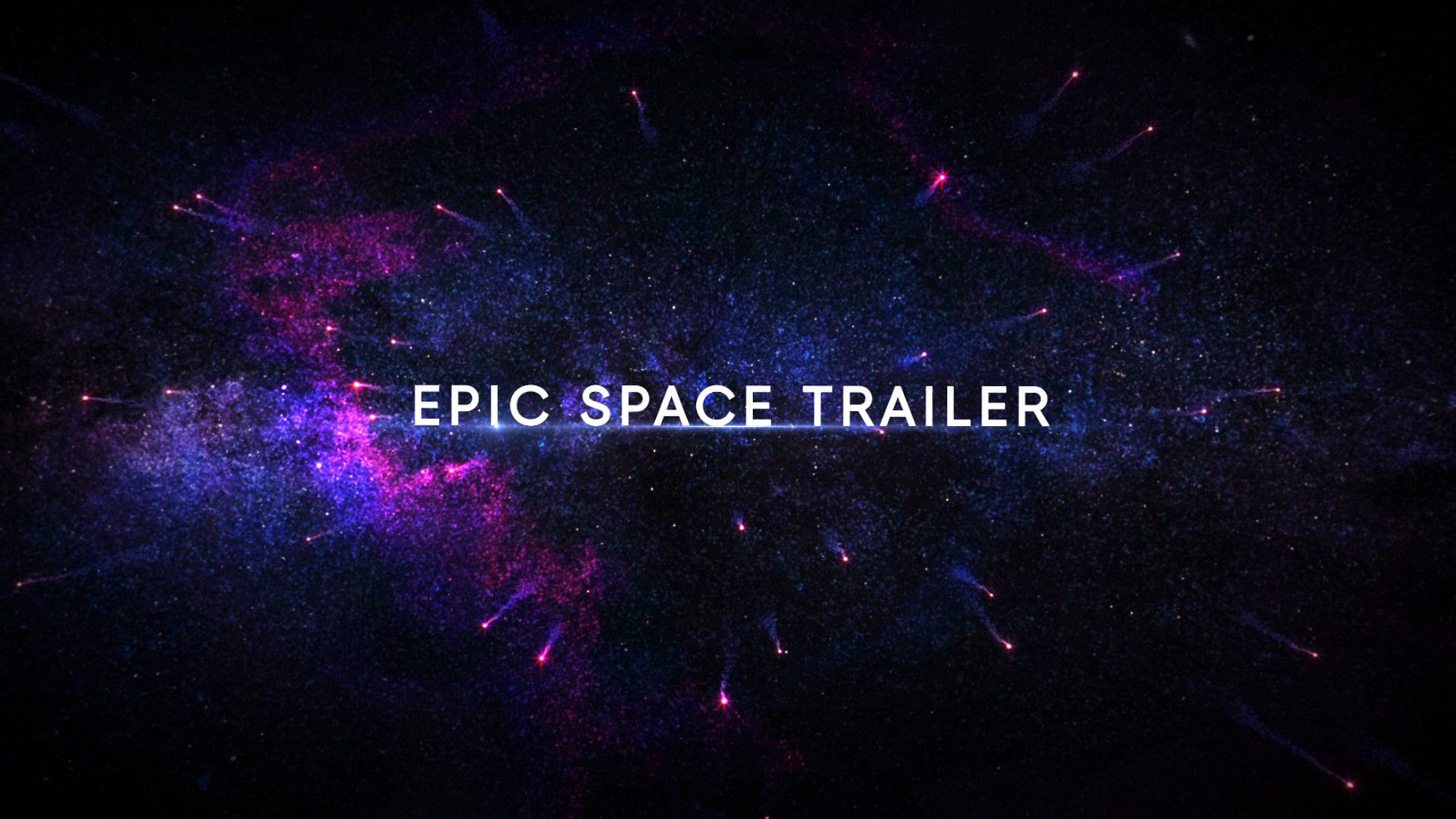 10个引人注目的史诗空间预告片过渡效果AE模板 Epic Space Trailer
