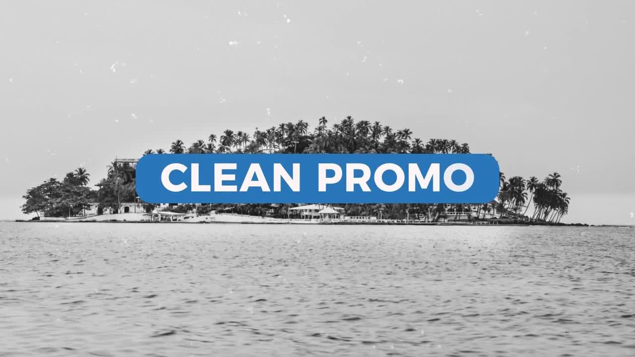 简洁的动画宣传AE模板Clean Promo