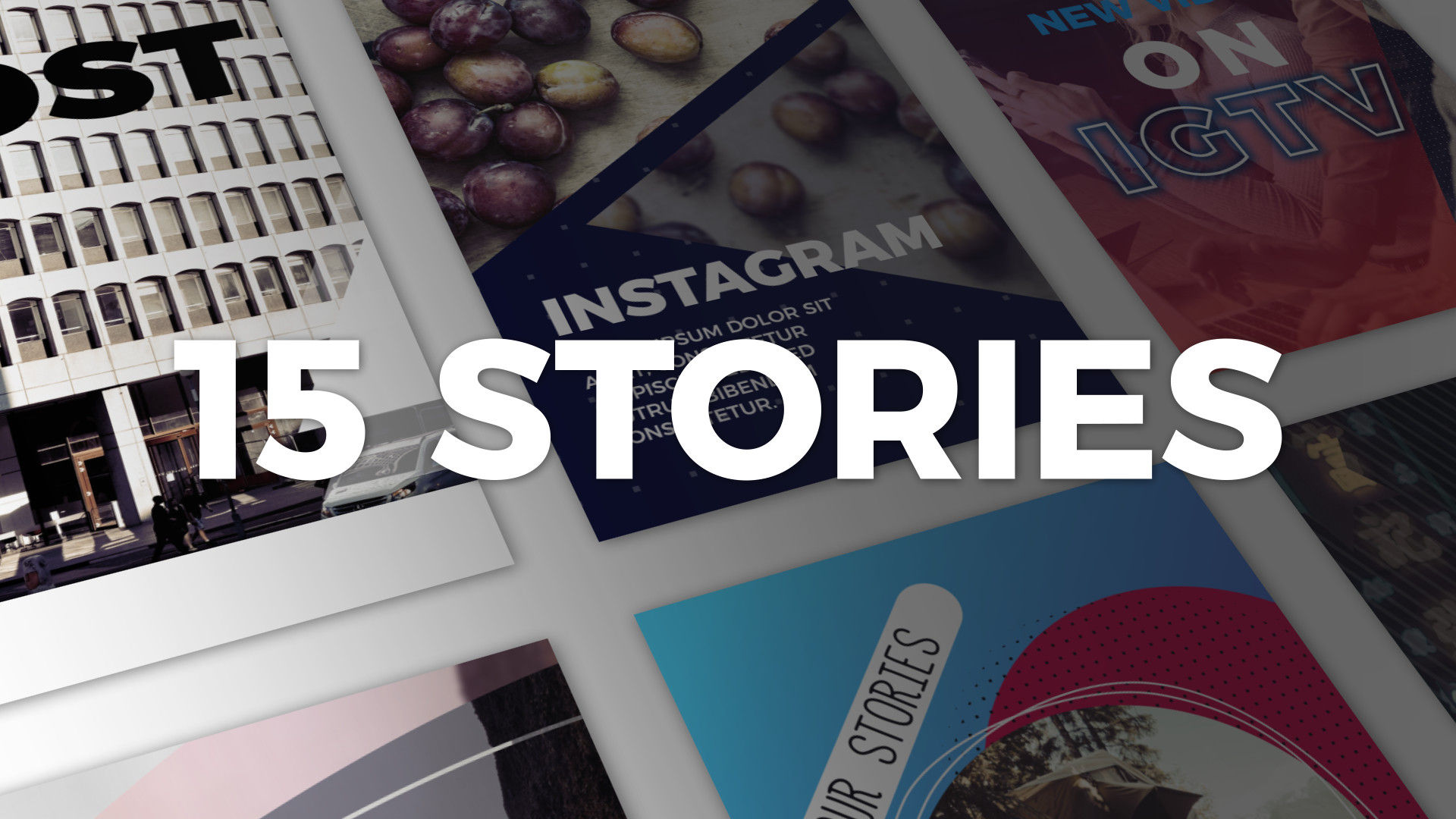15个精美Instagram故事PR模板
