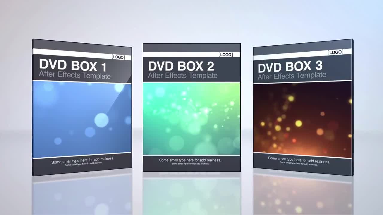 DVD盒产品介绍AE模板