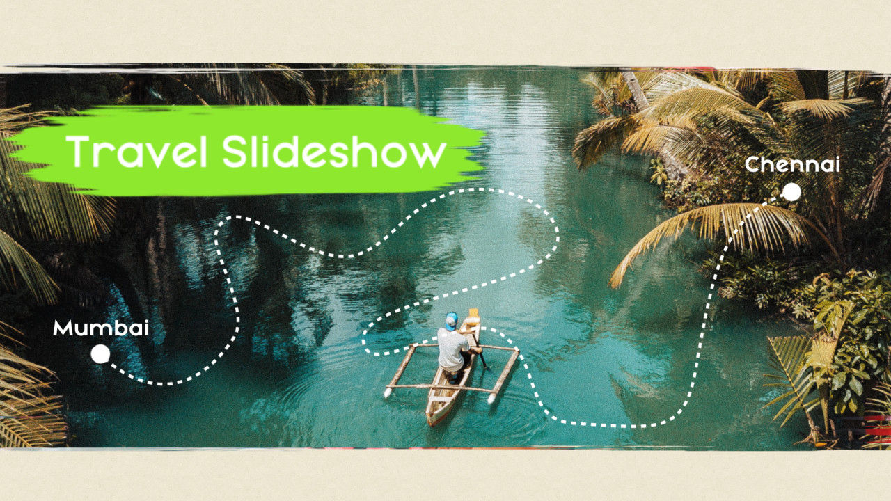 旅行度假图文视觉切换动画AE模板Travel Slideshow