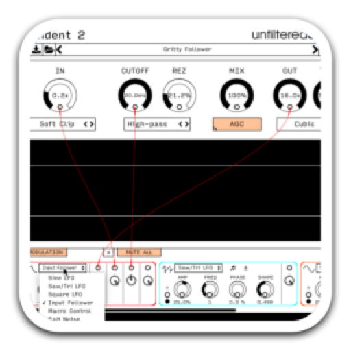 Unfiltered Audio Indent 2 for Mac(失真效果器插件)