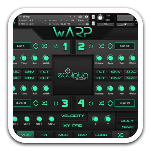 KONTAKT5音色库:Ecliptiq Audio WARP Mac(多功能KONTAKT引擎)