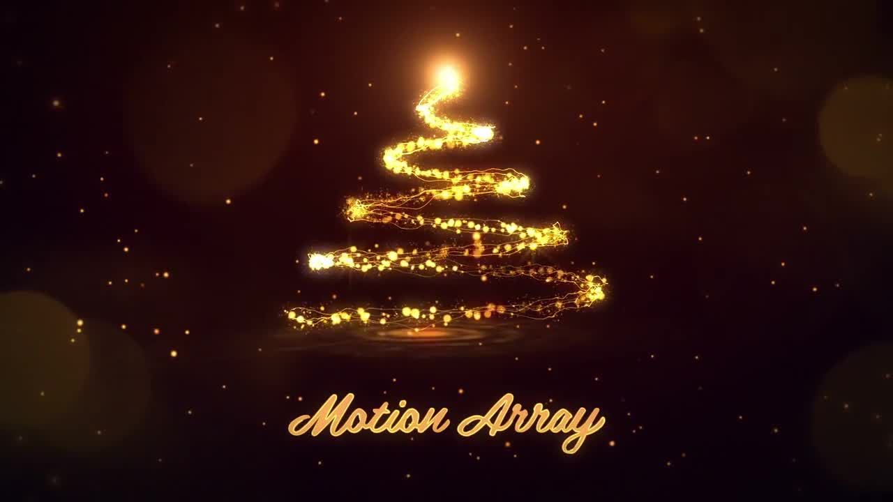 梦幻般的圣诞节活动视频AE模板