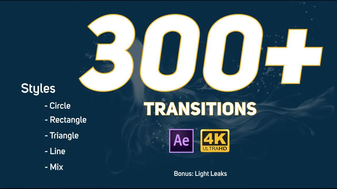300多种独特活动开场动态动画AE模板