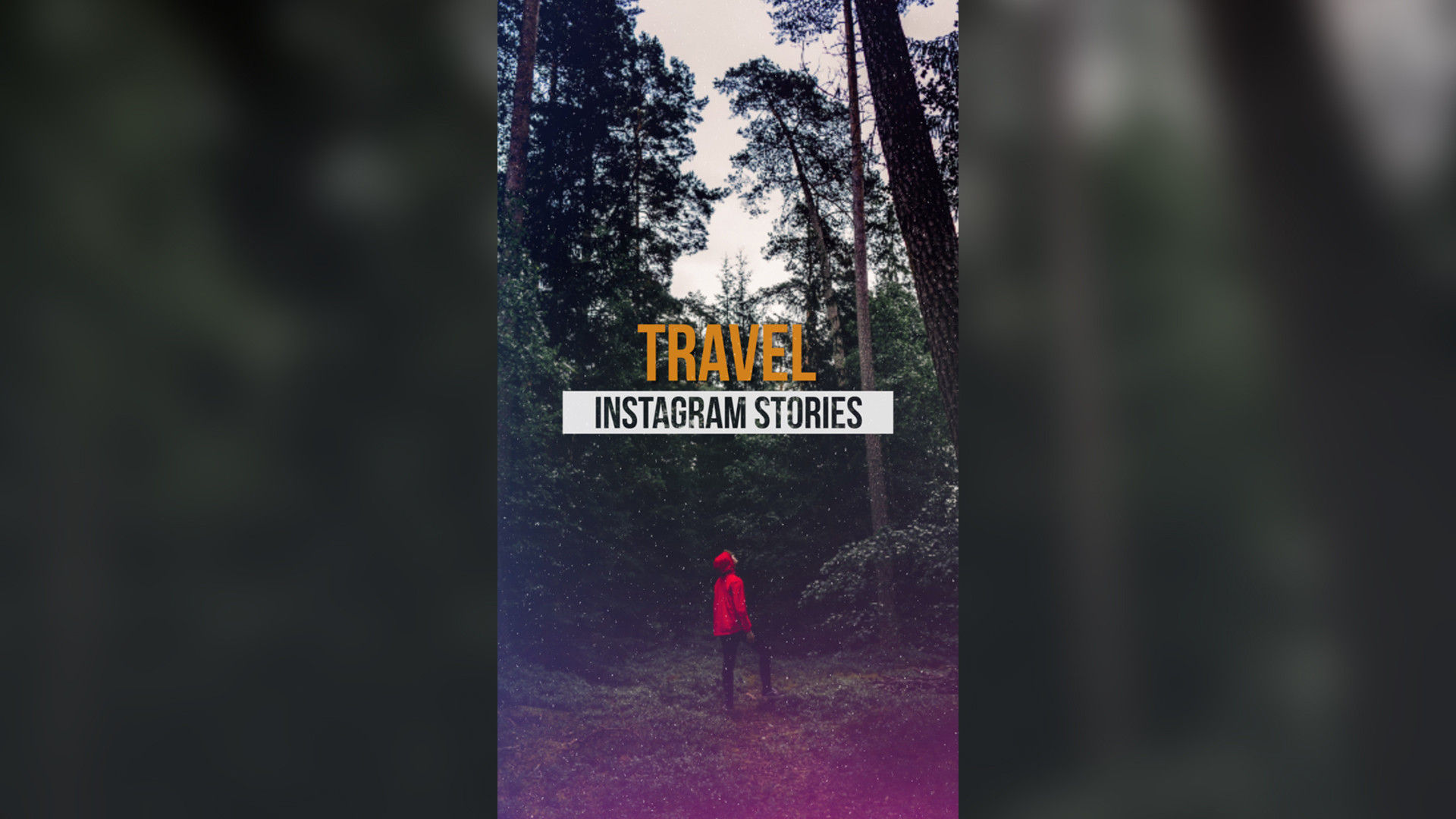 旅行Instagram故事动画PR模板