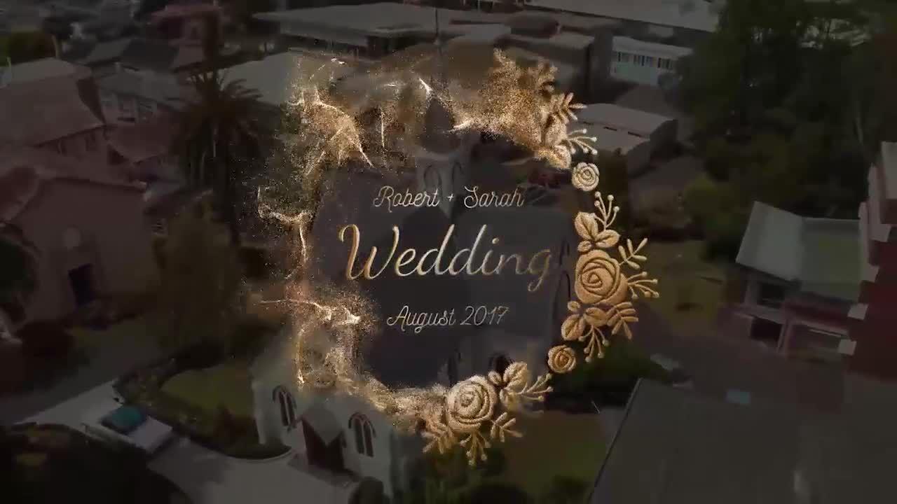 6个豪华而优雅的动画婚礼标题AE模板