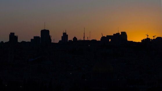 耶路撒冷的黄昏4K高清动态桌面壁纸