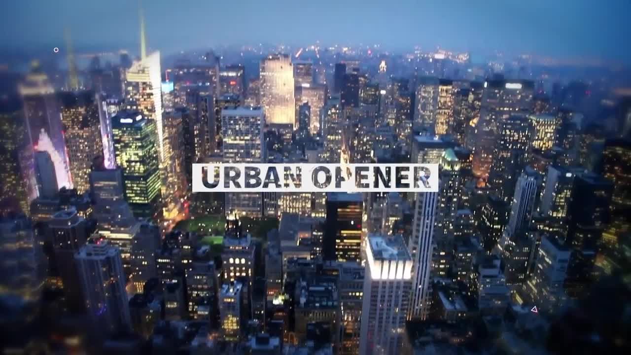 酷炫的城市宣传片开场PR模板