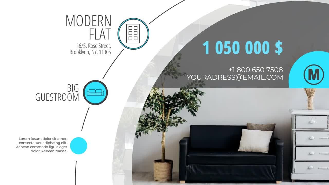 现代房地产项目视频广告AE模板