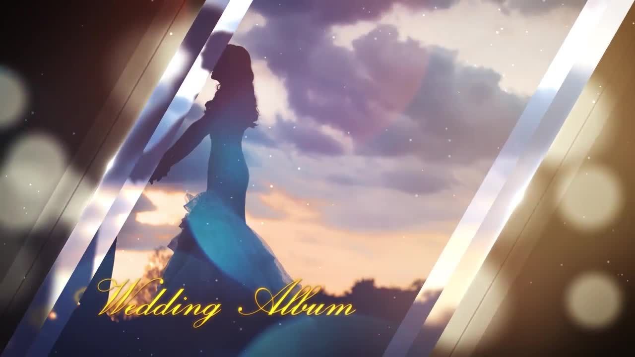 2种婚礼专辑幻灯片AE模板