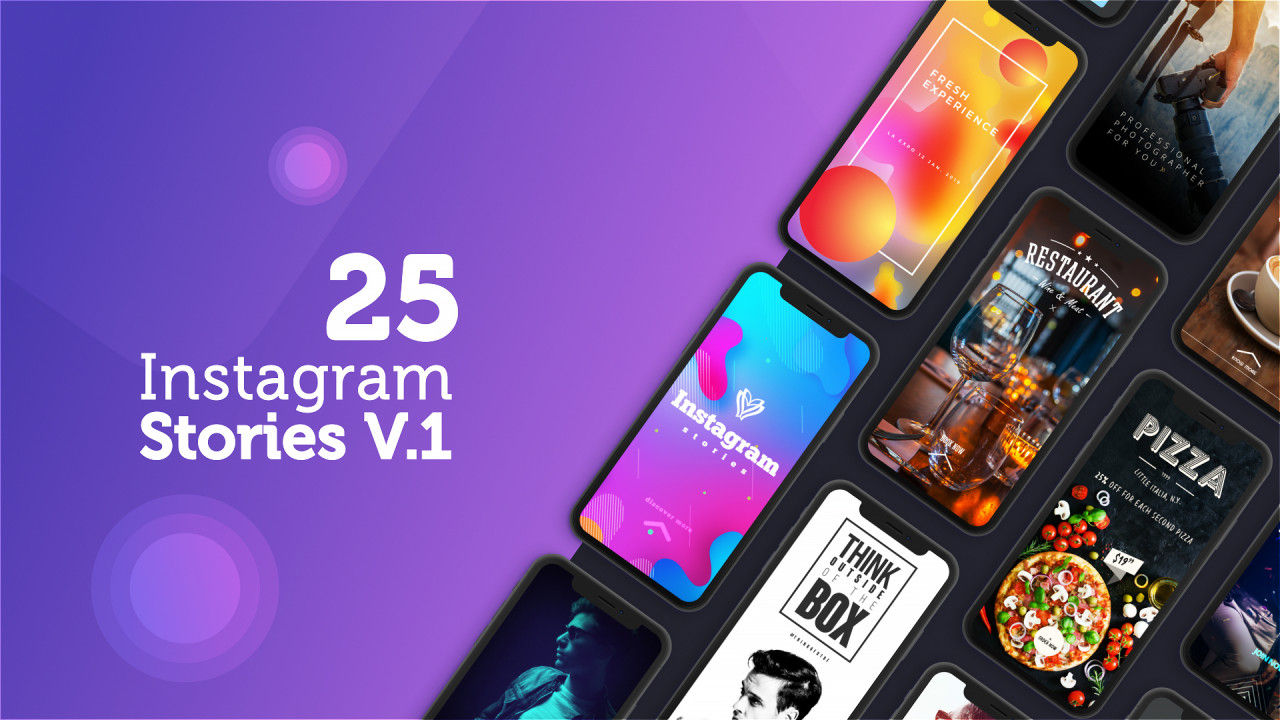 25个Instagram故事AE模板