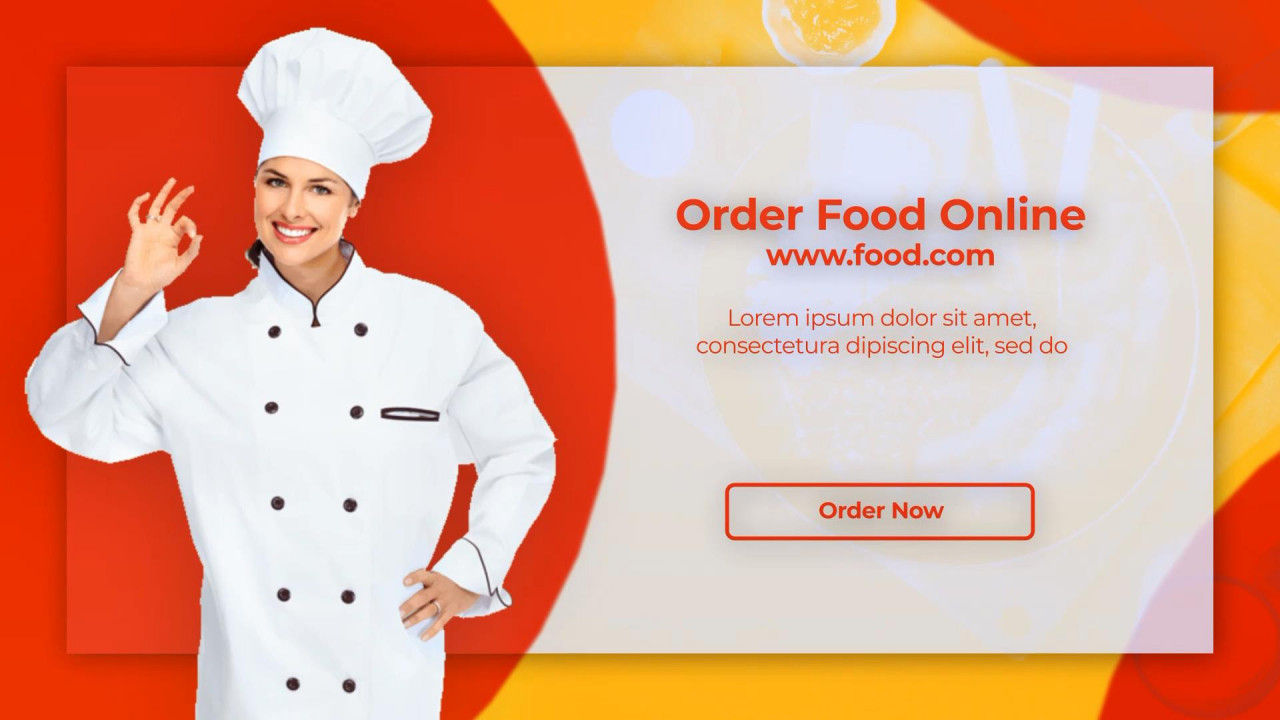 食物菜单餐厅促销AE模板