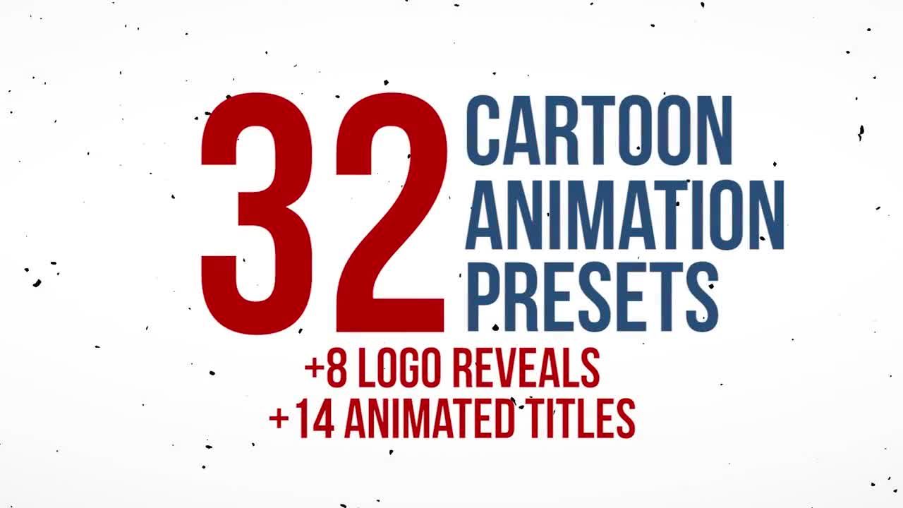 32个卡通动画logo展示PR模板