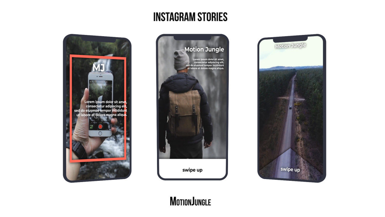 21个专业的Instagram故事AE模板