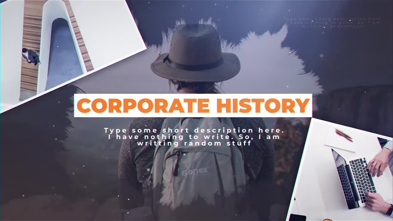 公司历史宣传介绍AE模板