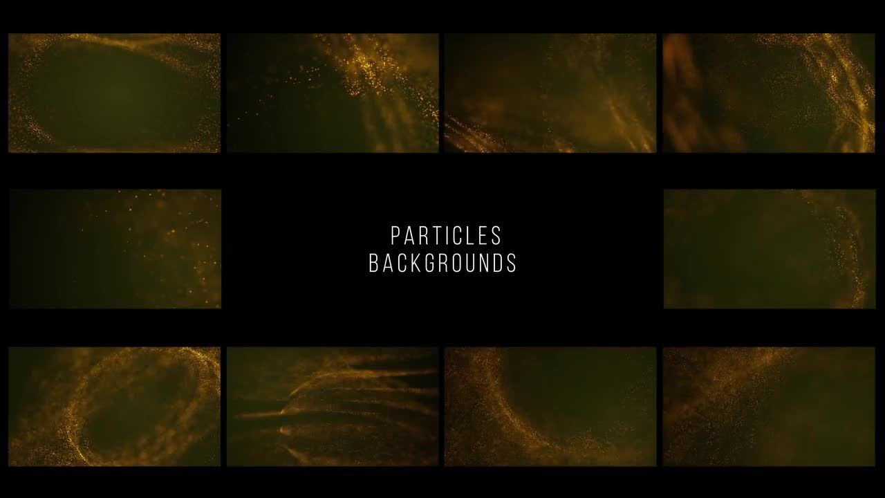 粒子背景效果电影动画开场AE模板