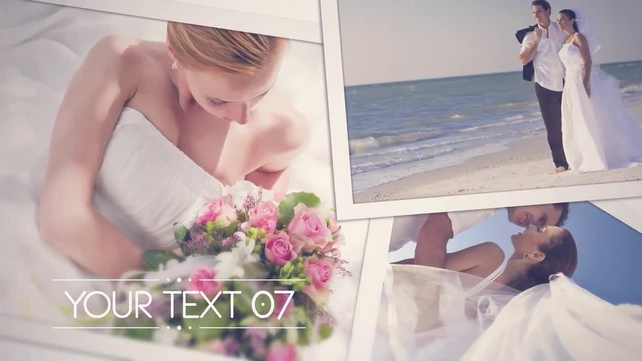 复古婚礼视频AE模板