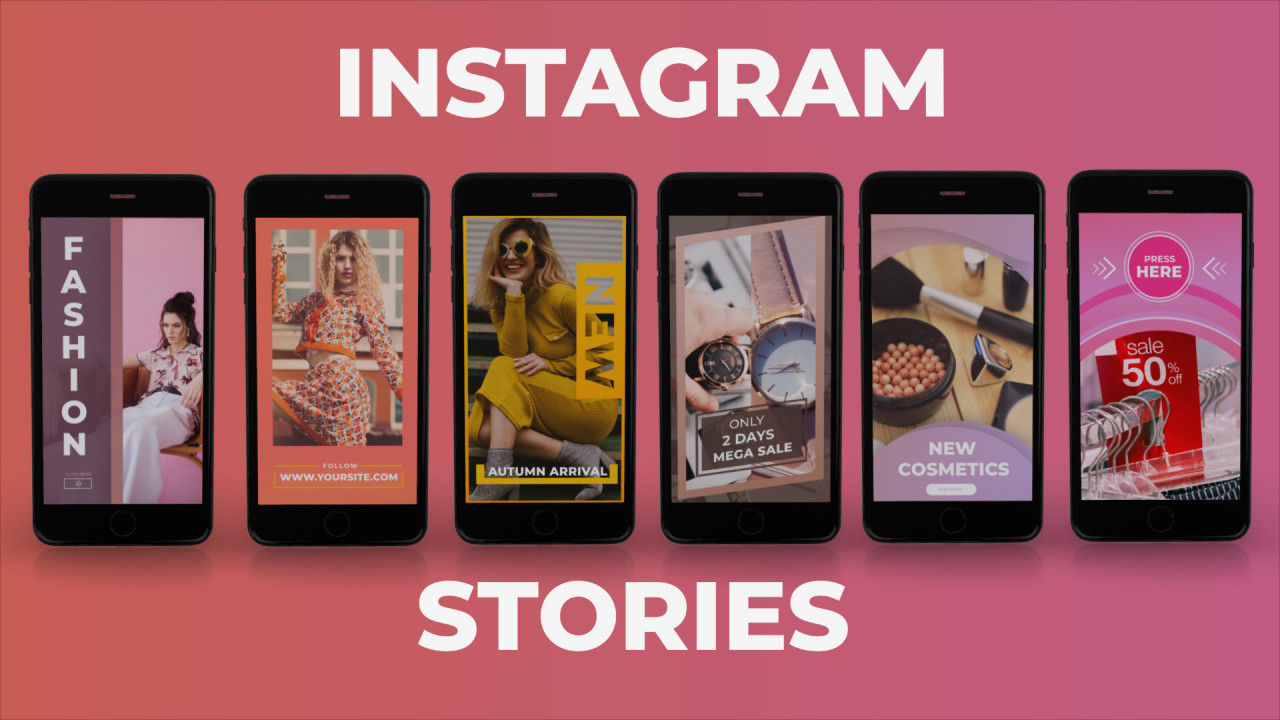 6个设计时尚且优雅的Instagram故事AE模板