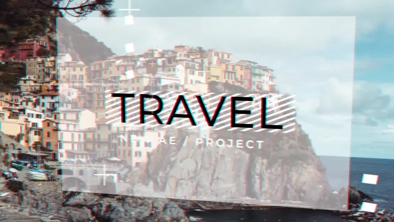 旅行主题过渡动画AE模板