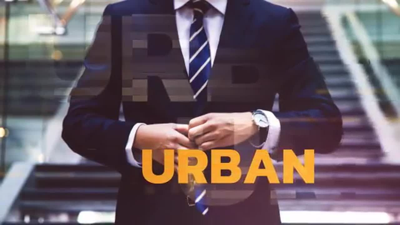 城市幻灯片动画AE模板