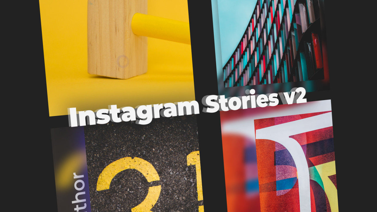 10个酷炫外观的Instagram故事AE模板