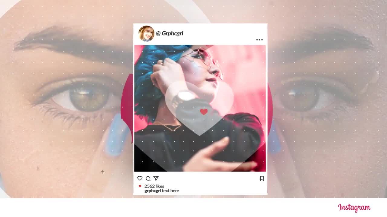 Instagram促销AE模板