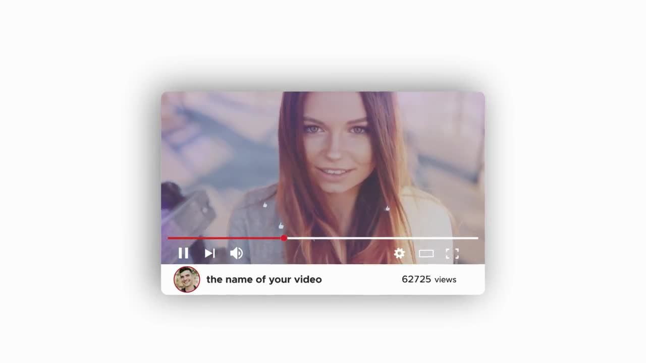 动态Youtube促销AE模板