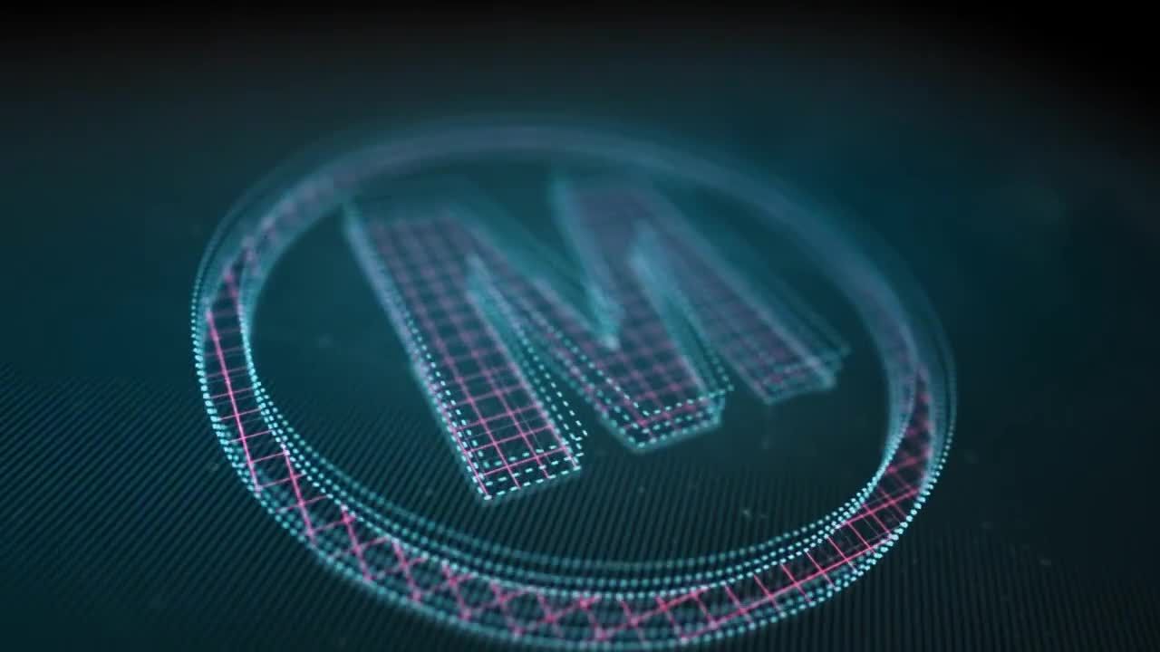 高科技动态logo展示动画AE模板