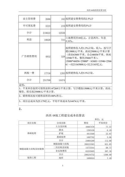 西西4#地项目可行性研究报告word模板