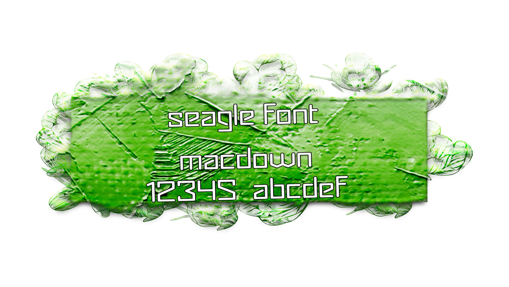 seagle无衬线艺术设计字体 for mac