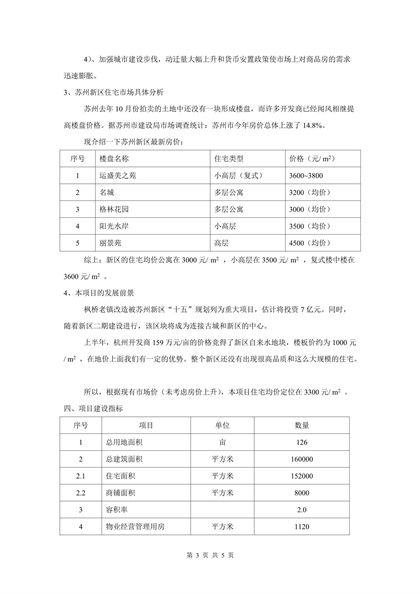 苏州项目可行性报告word模板