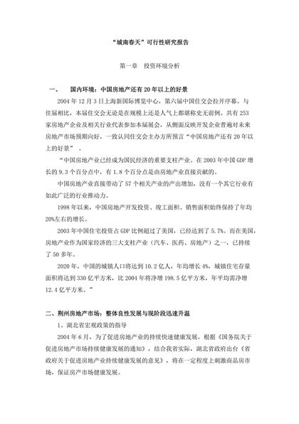 xxxx项目可行性研究报告word报告