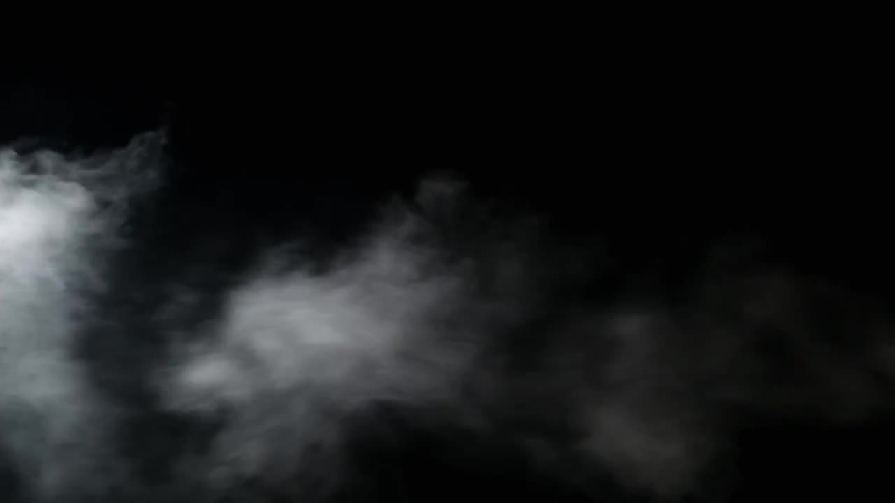 烟雾覆盖美丽烟雾特效视频素材